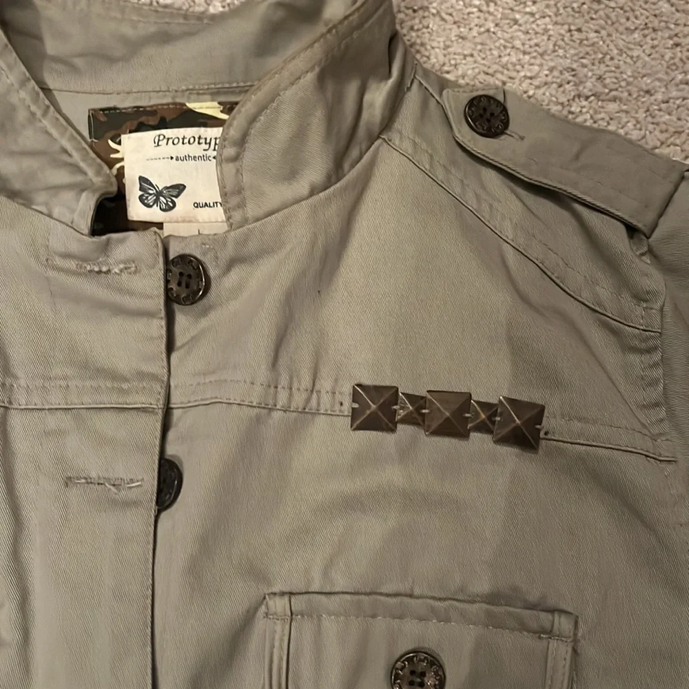 Cute Military style jacket L - Picture 4 of 4